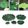 VAKUUM 10pcs 18cm Artificial Floating Foam Leaves Lily Pads Artificial Foliage Pond Decor for Pond Pool Aquarium Decoration/4 view 3
