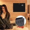 Smart Electric Glass Panel Heater,1000W Convection Heater with Touch Screen & Remote Control, Wall Mounted & Free Standing Low Energy Heater with Timer for 15 Square Home,Bathroom (1000W) view 2
