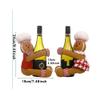 Magic Feier Gingerbread Christmas Decorations, Gingerbread Tree Topper for Christmas Tree Wine Bottle Curtain Ornaments (A) view 2