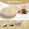 10Pcs Reusable Bowl Covers In 5 Size, Stretch Cloth Fabric Dish Cover Kitchen Storage Containers Lids for Fruits Food Leftover Dough Bread Proofing (Classic Style) view 3