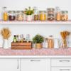 12" W x 120" L*2 Rolls Shelf Kitchen Liner Non Adhesive Kitchen Drawer Liner, Waterproof Shelf Liner Durable Anti-Slip for Cabinets Shelf Liner view 2