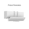 WHYATT Air Conditioner Wind Deflector Retractable Air Conditioning Deflector Wind Outlet Windshield Adjustable Telescopic Cover view 2