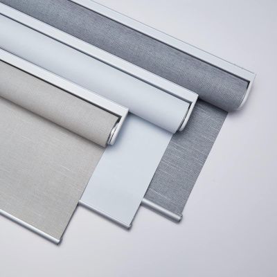 Tonature ECO-Friendly Blackout Roller Shades Cordless Shades & Blinds for Windows Shades Thermal Insulated Shades for Doors, Home and Living Room Inside & Outside Mount (73" W x 48" H, Stone Grey)