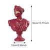 ECYC Ltd 13.8" Greek Mythology Statue Greek Statue of Diana Bust Sculptures Artemis Diana Statue Gypsum Statue Resin Figure Portrait Sculpture for Home Art Dcor Coffee Table Office Bookshelf Decor view 2