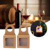 25 Count Kraft Paper Wine Bottle Box, Kraft Paper Wine Bottle Box with Window Wine Boxes for Gifts Wine Bottles for Decor Bottle view 3