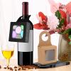 25 Count Kraft Paper Wine Bottle Box, Kraft Paper Wine Bottle Box with Window Wine Boxes for Gifts Wine Bottles for Decor Bottle view 4