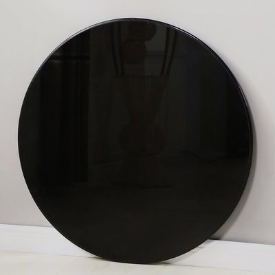 YOUGUO 32 inch Round Glass Table Top - Black Tempered Glass Surface Protector - Safe 3/8" Thick Beveled Edge - Useful for Replacement,Dining Table, Patio, Coffee and End Table,Indoor & Outdoor