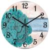 COCOKEN12 Inch PVC Wall Clock Benthic Biological Ocean Digital Wall Clock Nautical Beach Ocean Theme Large Clock Wall Decorations for Bedroom Office School Decorations view 2