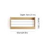 Wall Mounted Magazine Holder Rustic Solid Wood Magazine Rack Wall Decoration Bookshelf File Organizer Storage Rack for Entryway, Office, Living Room, Waiting Room, Kids Room (Size : 63x30cm(24.8x11. view 2