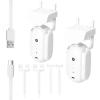 Karlak 2pcs Smart Curtain Motor BT Voice Control Switch Electric Curtain Robot A Control Timer Setup Compatible with Home for Roman Rod view 1
