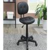 HAOHAOLIFE Fashion Office Chair with Adjustable Height, Armless Low Back Vanity Chair with Black Tufted Design Upholstered, Rolling Gaming Chair for Home, Office, Classroom, Bar view 3