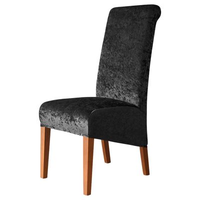 ECYC Ltd Stretch Chair Covers High Back Velvet Dining Chair Covers XL Size Soft Removable Washable Chair Seat Protector Cover Parson Chair Slipcover for Dining Room Wedding Party Banquet Home Decor