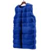 ZBYY Women's Fall Winter Sherpa Vest Jackets Sleeveless Shaggy Faux Fur Warm Outerwear Long Loose Fluffy Waistcoat Tops view 2