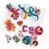 Annie Selke Limited Edition Holiday Embroidered Letter Ornament, J, Multi Floral Pattern view 3
