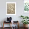 ART.COM Wall Art Print White Cherry Blossom I Neutral Crop Bird on White Frame by Danhui Nai, 24x32 view 3