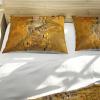 Wewoo Home Gold Luxury Style Duvet Cover Gustav Klimt Woman Portrait Comforter Cover with Zipper Closure & Corner Ties Bedding 3 Pieces Soft Cozy Full view 4