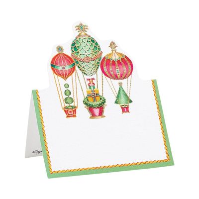 Christmas in the Air Die-Cut Place Cards - 8 Per Package, 2 sets