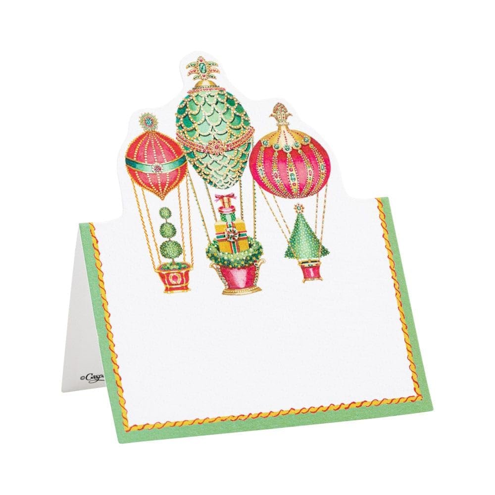 Christmas in the Air Die-Cut Place Cards - 8 Per Package, 2 sets
