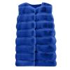 ZBYY Women's Fall Winter Sherpa Vest Jackets Sleeveless Shaggy Faux Fur Warm Outerwear Long Loose Fluffy Waistcoat Tops view 4