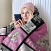 Cat Blanket Gifts for Girls Women Soft Warm Flannel Cat Throw Blanket Birthday Gifts for Adults Kids 80"x60" view 3