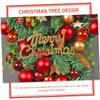 PRETYZOOM Christmas Door Wreath Bow Unique for Decoration for Front Door Living Room Bedroom Garden Xmas Garland Ornament view 3