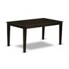 HomeStock Kitchen Table Set with Dining Chairs - Modern Cappuccino Finish - Home Dining Room Furniture view 2