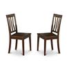 HomeStock Kitchen Table Set with Dining Chairs - Modern Cappuccino Finish - Home Dining Room Furniture view 3
