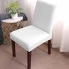 Savannan Dining Chair Covers Set of 6, White Stretch Parsons Chair Slipcovers Protector Removable Chair Covers for Dining Room Home Party Hotel Wedding Ceremony Banquet view 2