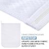3 pcs Durable Honeycomb Mesh Laundry Bags for Delicates 3 Large (16" x 19") view 3