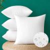 MIULEE 18x18 Inch Outdoor Pillow Inserts, Pack of 4 Waterproof Pillows view 1