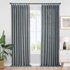 DotheDrape Pinch Pleated Light Filtering Curtains 84 inches Long, 1 Panel view 1