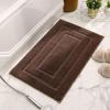 BBAUER Bath Mat for Bathroom, Bathroom Rug with Skid-Resistant Base, Charcoal Infused Bath Mat view 1