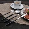 Aimilan 24 Piece Black Silverware Set for 6, 18/10 Stainless Steel Flatware Cutlery Set for Home Kitchen Restaurant, Include Fork Knife Spoon,Dishwasher Safe (24-Piece for 6) view 2