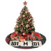 Old License Plate Festive Christmas Tree Skirt - Soft and Fluffy White Tree Skirt for,Tree Skirt Christmas Decorations view 2