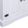 loibinfen Wooden Kitchen Cupboard, White Kitchen Pantry Storage Cabinet, Buffet Hutch Storage Cabinet, Wood Farmhouse Cupboard for Living Room Kitchen, 31.5"x15.7"x66.9" view 4