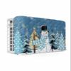 Falaniique Christmas Snowman Indoor Air Conditioner Cover for Window Units, Double Insulation Adjustable Waterproof Indoor AC Cover with Elastic Straps Blue Winter Tree Snowflake 28'' x 20'' x 3.5'' view 1