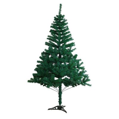 Recyclable Premium Green Artificial Christmas Xmas Tree, with Sturdy Metal Stand, Thick Bushy Quality Fibre Branches for a Realistic Natural Xmas Tree Look
