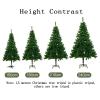 Recyclable Premium Green Artificial Christmas Xmas Tree, with Sturdy Metal Stand, Thick Bushy Quality Fibre Branches for a Realistic Natural Xmas Tree Look view 4