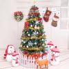 Luxury Christmas Decoration Tree, Artificial Christmas Tree, Christmas Colourful LED Scattered Christmas Tree with Snowflake Decoration, Fire Resistant for Indoor and Outdoor view 3
