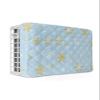 Snowflake Blue Indoor Air Conditioner Cover for Window Units, Double Insulation Adjustable Waterproof Indoor AC Cover with Elastic Straps Winter Christmas Contemporary Gold White 17'' x 13'' x 3.5'' view 1