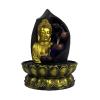 Tabletop Fountain Lotus Base Buddha Statue Resin Water Running Fountain Figurines FengShui Ornament Indoor Waterscape Crafts Gardend and Home Decor Water Fountain Decor view 1