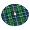 Blue Scottish Tartan Festive Christmas Tree Skirt - Soft and Fluffy White Tree Skirt for,Tree Skirt Christmas Decorations view 1