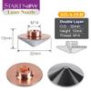Startnow Laser Cutting Nozzle for Raytools Empower Head D32mm Fiber Laser Nozzle Double Single Layer 1.0 1.2 1.5mm (S32-A-15-S 1 PCS, Caliber 5.0mm) view 4