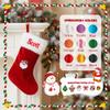Ulico Personalized Christmas Stocking20 Large Custom Name Family Stockings, Red Velvet with White Soft Plush Cuff Xmas Stocking for Kids,Holiday Stocking for Fireplace Party Decoration(4 Pcs) view 3