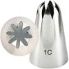 Piping Tips 4 Pcs Stainless Steel Cake Piping Nozzles Pastry Tips 1b 1c 1e 1g Nozzles Set Large Icing Cake Piping Nozzles view 1