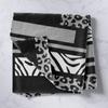 Leopard Print Tapestry,Cheetah Zebra Skin Geometric Patchwork Wall Tapestries,Girls Women Room Decor,Rustic Farmhouse Wall Hanging,Black White Grey Fashion Home Wall Decor,XLarge 70.9 x 92.5 Inches view 2
