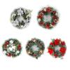 YHNJI Door Hanging Decoration Articles Multipurpose Plastic Wedding Window Christmas Simulation Pinecone Wreath view 4