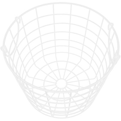 Luxshiny Storage Basket Handle Stylish Iron Organizer for Home Office Desktop Sundries Wire Mesh Design for Toys