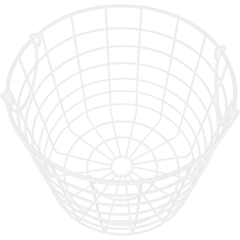 Luxshiny Storage Basket Handle Stylish Iron Organizer for Home Office Desktop Sundries Wire Mesh Design for Toys