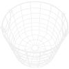 Luxshiny Storage Basket Handle Stylish Iron Organizer for Home Office Desktop Sundries Wire Mesh Design for Toys view 1
